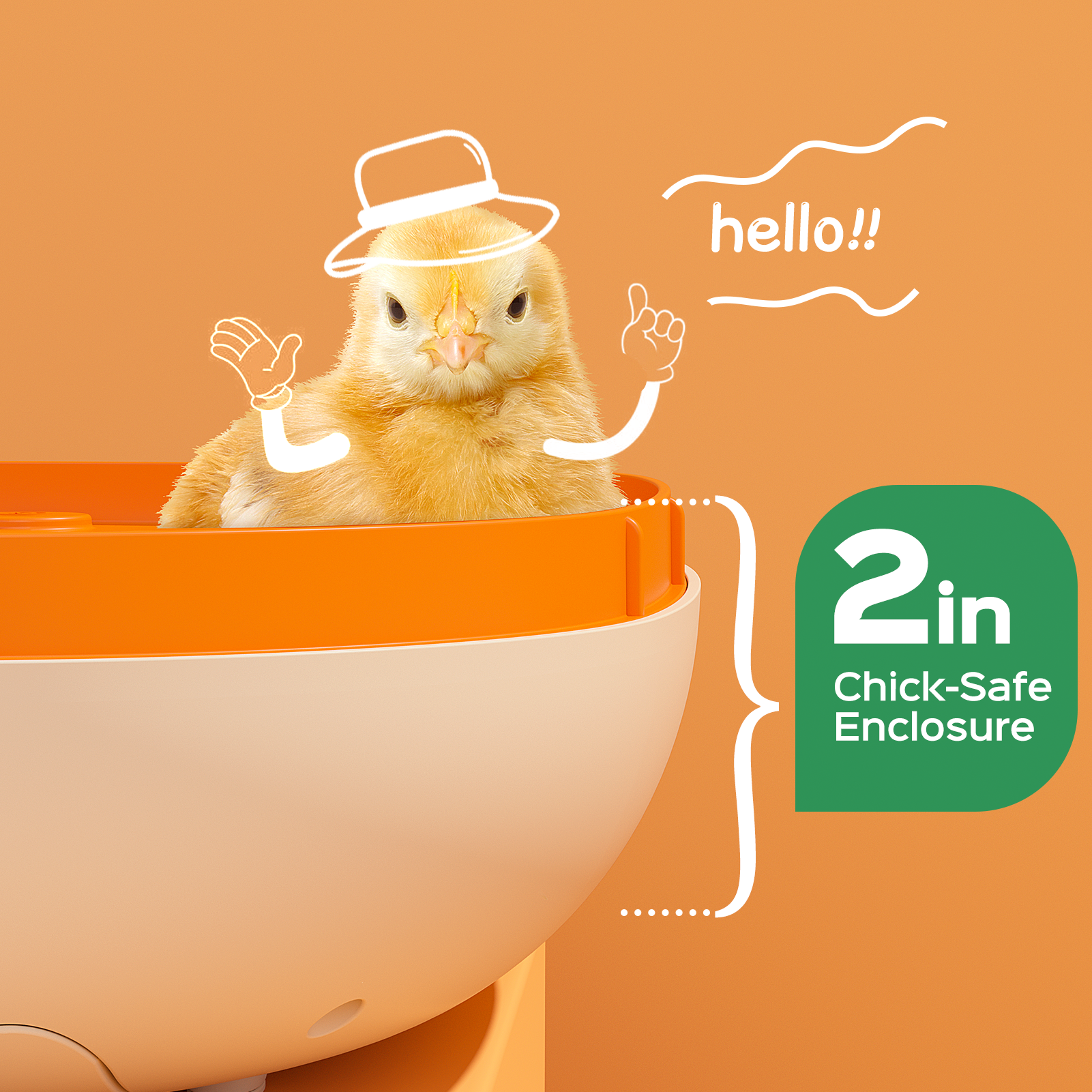 Egg Incubator -25 Egg Capacity