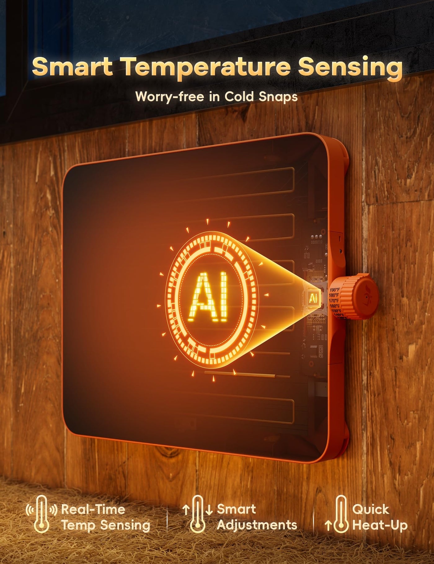 Smart Chicken coop Heater & Chick Brooder