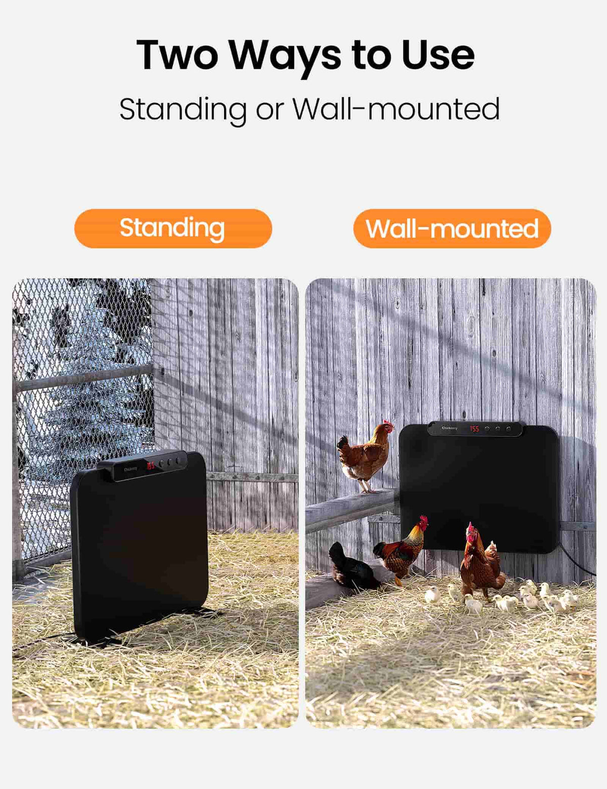 Chicken Coop Heater Safe Heating Solution, Chickcozy